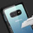Samsung Galaxy S10 5G用ハイブリットバンパーケース クリア透明 プラスチック 鏡面 カバー T01 サムスン 