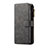 Samsung Galaxy S10用手帳型 レザーケース スタンド カバー T02 サムスン ブラック