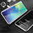 Samsung Galaxy S10用ケース 高級感 手触り良い アルミメタル 製の金属製 360度 フルカバーバンパー 鏡面 カバー T01 サムスン シルバー
