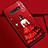 Samsung Galaxy S10用シリコンケース ソフトタッチラバー バタフライ ドレスガール ドレス少女 カバー K01 サムスン レッド