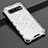 Samsung Galaxy S10用極薄ソフトケース シリコンケース 耐衝撃 全面保護 クリア透明 S05 サムスン ホワイト