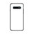 Samsung Galaxy S10用ハイブリットバンパーケース プラスチック 鏡面 虹 グラデーション 勾配色 カバー サムスン ホワイト