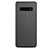 Samsung Galaxy S10用極薄ケース クリア透明 プラスチック 質感もマット カバー P01 サムスン ブラック