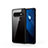Samsung Galaxy S10用ハイブリットバンパーケース クリア透明 プラスチック 鏡面 カバー T02 サムスン ブラック