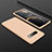 Samsung Galaxy S10用ハードケース プラスチック 質感もマット 前面と背面 360度 フルカバー M01 サムスン ゴールド