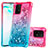 Samsung Galaxy S10 Lite用シリコンケース ソフトタッチラバー ブリンブリン カバー S02 サムスン ピンク