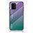 Samsung Galaxy S10 Lite用ハイブリットバンパーケース プラスチック 鏡面 虹 グラデーション 勾配色 カバー LS1 サムスン マルチカラー