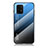 Samsung Galaxy S10 Lite用ハイブリットバンパーケース プラスチック 鏡面 虹 グラデーション 勾配色 カバー LS1 サムスン ネイビー