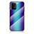 Samsung Galaxy S10 Lite用ハイブリットバンパーケース プラスチック 鏡面 虹 グラデーション 勾配色 カバー LS2 サムスン ネイビー