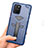 Samsung Galaxy S10 Lite用ハイブリットバンパーケース スタンド プラスチック 兼シリコーン カバー A01 サムスン 