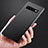 Samsung Galaxy S10 Plus用極薄ソフトケース シリコンケース 耐衝撃 全面保護 サムスン ブラック