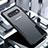 Samsung Galaxy S10 Plus用ハイブリットバンパーケース クリア透明 プラスチック 鏡面 カバー サムスン ブラック