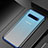 Samsung Galaxy S10 Plus用極薄ソフトケース シリコンケース 耐衝撃 全面保護 クリア透明 H06 サムスン ネイビー