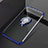 Samsung Galaxy S10 Plus用極薄ソフトケース シリコンケース 耐衝撃 全面保護 クリア透明 アンド指輪 マグネット式 S01 サムスン ネイビー