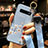 Samsung Galaxy S10 Plus用シリコンケース ソフトタッチラバー 花 カバー K02 サムスン 