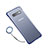 Samsung Galaxy S10 Plus用極薄ケース クリア透明 プラスチック 質感もマットU01 サムスン 