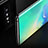 Samsung Galaxy S10 Plus用強化ガラス フル液晶保護フィルム F04 サムスン ブラック