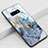 Samsung Galaxy S10e用ハイブリットバンパーケース プラスチック パターン 鏡面 カバー S04 サムスン ネイビー