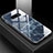 Samsung Galaxy S10e用ハイブリットバンパーケース プラスチック パターン 鏡面 カバー サムスン ネイビー