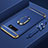 Samsung Galaxy S10e用ケース 高級感 手触り良い メタル兼プラスチック バンパー アンド指輪 T02 サムスン ネイビー