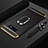 Samsung Galaxy S10e用ケース 高級感 手触り良い メタル兼プラスチック バンパー アンド指輪 T02 サムスン ブラック