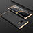 Samsung Galaxy S10e用ハードケース プラスチック 質感もマット 前面と背面 360度 フルカバー P01 サムスン ゴールド・ブラック
