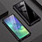 Samsung Galaxy S10e用ケース 高級感 手触り良い アルミメタル 製の金属製 バンパー 鏡面 カバー サムスン ブラック