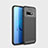 Samsung Galaxy S10e用シリコンケース ソフトタッチラバー ツイル カバー サムスン ブラック