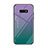 Samsung Galaxy S10e用ハイブリットバンパーケース プラスチック 鏡面 虹 グラデーション 勾配色 カバー H01 サムスン 