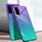Samsung Galaxy S20 5G用ハイブリットバンパーケース プラスチック 鏡面 虹 グラデーション 勾配色 カバー サムスン マルチカラー