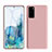 Samsung Galaxy S20 5G用360度 フルカバー極薄ソフトケース シリコンケース 耐衝撃 全面保護 バンパー C01 サムスン ピンク