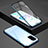 Samsung Galaxy S20 5G用ケース 高級感 手触り良い アルミメタル 製の金属製 360度 フルカバーバンパー 鏡面 カバー T02 サムスン ネイビー