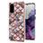 Samsung Galaxy S20 5G用シリコンケース ソフトタッチラバー バタフライ パターン カバー Y03B サムスン 