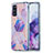 Samsung Galaxy S20 5G用シリコンケース ソフトタッチラバー バタフライ パターン カバー Y01B サムスン 