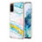 Samsung Galaxy S20用シリコンケース ソフトタッチラバー バタフライ パターン カバー Y05B サムスン カラフル