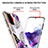 Samsung Galaxy S20用シリコンケース ソフトタッチラバー バタフライ パターン カバー Y03B サムスン 