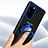 Samsung Galaxy S20用極薄ソフトケース シリコンケース 耐衝撃 全面保護 クリア透明 アンド指輪 マグネット式 C01 サムスン 