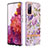 Samsung Galaxy S20 FE (2022) 5G用シリコンケース ソフトタッチラバー バタフライ パターン カバー Y06B サムスン ラベンダー