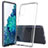 Samsung Galaxy S20 FE 5G用極薄ソフトケース シリコンケース 耐衝撃 全面保護 クリア透明 カバー サムスン クリア
