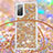 Samsung Galaxy S20 FE 5G用シリコンケース ソフトタッチラバー ブリンブリン カバー 携帯ストラップ S03 サムスン 