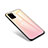 Samsung Galaxy S20 Lite 5G用ハイブリットバンパーケース プラスチック 鏡面 カバー サムスン ピンク
