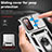 Samsung Galaxy S20 Lite 5G用ハイブリットバンパーケース スタンド プラスチック 兼シリコーン カバー マグネット式 Q01W サムスン 