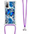 Samsung Galaxy S20 Lite 5G用シリコンケース ソフトタッチラバー ブリンブリン カバー 携帯ストラップ S02 サムスン 
