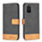 Samsung Galaxy S20 Plus 5G用手帳型 レザーケース スタンド カバー B02F サムスン ブラック