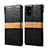 Samsung Galaxy S20 Plus 5G用手帳型 レザーケース スタンド カバー B02S サムスン ブラック