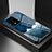 Samsung Galaxy S20 Plus 5G用ハイブリットバンパーケース プラスチック パターン 鏡面 カバー LS1 サムスン ネイビー