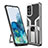 Samsung Galaxy S20 Plus 5G用ハイブリットバンパーケース プラスチック アンド指輪 マグネット式 ZL1 サムスン シルバー