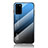 Samsung Galaxy S20 Plus 5G用ハイブリットバンパーケース プラスチック 鏡面 虹 グラデーション 勾配色 カバー LS1 サムスン ネイビー