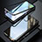 Samsung Galaxy S20 Plus 5G用ケース 高級感 手触り良い アルミメタル 製の金属製 360度 フルカバーバンパー 鏡面 カバー T01 サムスン ブラック
