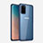 Samsung Galaxy S20 Plus 5G用ハイブリットバンパーケース クリア透明 プラスチック 鏡面 カバー H02 サムスン ネイビー